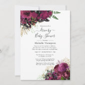  Marsala en Gold Drive by Shower Kaart (Voorkant)