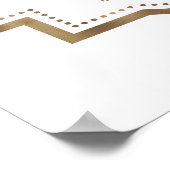 Marsala Floral Gold Fall Wedding Guest Book Sign Poster (Hoek)