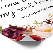 Marsala Floral... ik heb één van mijn sol geliefde Poster (Hoek)