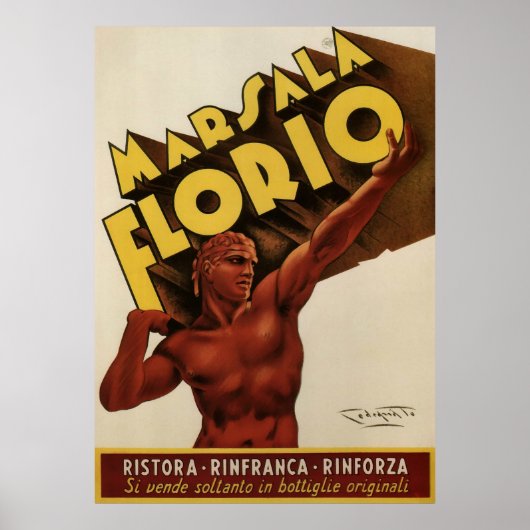 Marsala Florio Italië Poster (Voorkant)