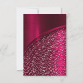 Marsala Glitter Vrijgezellenfeest Birthday Sweet 1 Kaart (Achterkant)