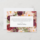 Marsala Hartelijk dank Bedankkaart (Achterkant)