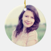 Marsala & Navy Floral Bridesmaid-voorstel Aangepas Keramisch Ornament (Achterkant)