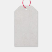 Marsala & Navy Floral gepersonaliseerd dank u Cadeaulabel (Achterkant)