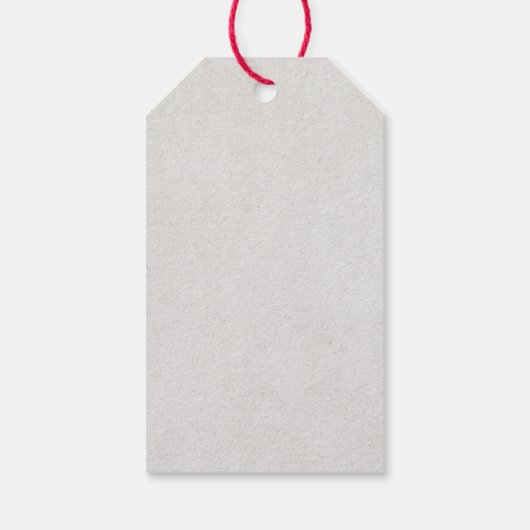 Marsala & Navy Floral gepersonaliseerd dank u Cadeaulabel (Achterkant)