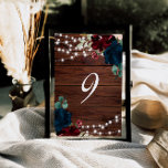 Marsala & Navy Flowers Rustic Wood 9 Tafelnummers<br><div class="desc">*** Voer in de zoekopdracht in de winkel H005 in om alle overeenkomende objecten *** te zoeken of bezoek ons Collectie Bourgogne & Navy Blue Flowers. *** Dit ontwerp van hoge kwaliteit is eenvoudig aan te passen aan uw trouwkleuren, -stijlen en -thema. Voor verdere aanpassing, te klikken gelieve de "Edit...</div>