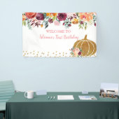 Marsala Ons kleine pompoenhuis op de grote banner (Beurs)