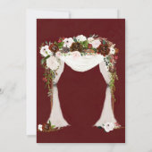 Marsala Pink Canopy zal mijn Bridesmaid zijn Kaart (Achterkant)