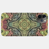 Marsala Red Ochre Yellow Blauwgroen Bali Batik Pat Case-Mate iPhone Case (Achterkant (horizontaal))