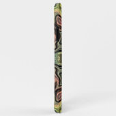 Marsala Red Ochre Yellow Blauwgroen Bali Batik Pat Case-Mate iPhone Case (Achterkant/rechts)