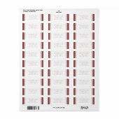 Marsala retouradres etiket (Full Sheet)