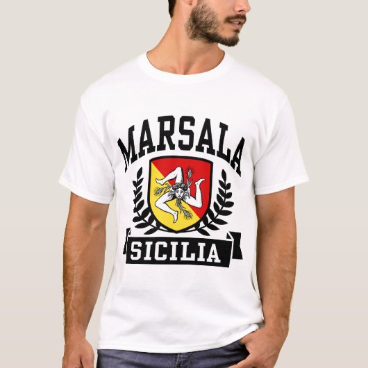 Marsala Sicilia T-shirt (Voorkant)