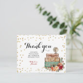 Marsala Travel Theme Dank je wel Bedankkaart (Staand voorkant)