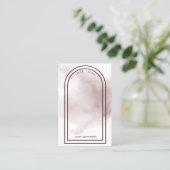 Marsala Wash Arch Earning Display Visitekaartje (Staand voorkant)