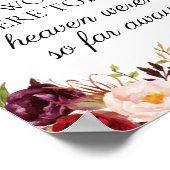 Marsala we weten dat je hier vandaag bent poster (Hoek)