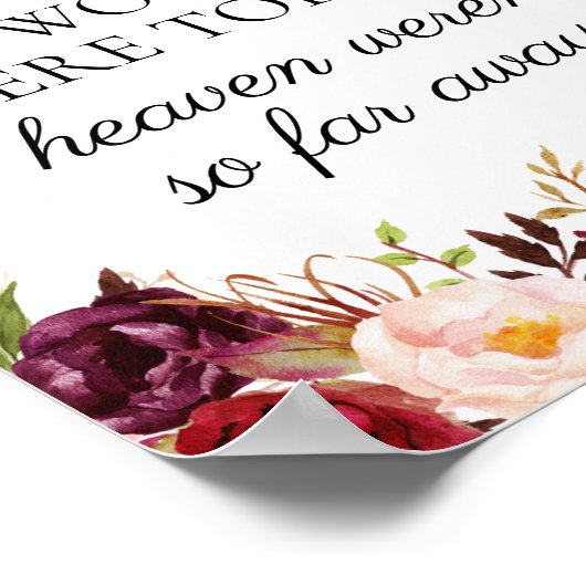 Marsala we weten dat je hier vandaag bent poster (Hoek)