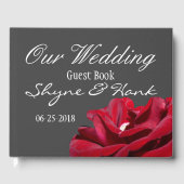 Marsala Wedding Guestbook Gastenboek (Voorkant)