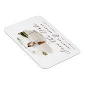 Marsala Wine Romantic geborsteld Lijst sparen de D Magneet (Rechterzijde)