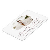 Marsala Wine Romantic geborsteld Lijst sparen de D Magneet (Linkerzijde)