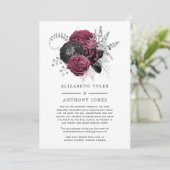 Marsala, zwarte en zilveren lijst van trekgasten aankondiging (Staand voorkant)