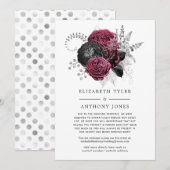 Marsala, zwarte en zilveren lijst van trekgasten aankondiging (Voorkant / Achterkant)