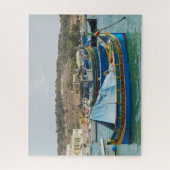 Marsaxlokk - Malta's vissersdorp Legpuzzel (Verticaal)