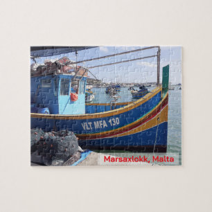 Marsaxlokk Vist Boats Malta Legpuzzel