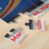 Marsaxlokk Vist Boats Malta Legpuzzel (Zijkant)