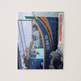 Marsaxlokk Vist Boats Malta Legpuzzel