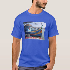 Marsaxlokk Vist Boats Malta T-shirt
