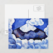 Marsden Hartley art-Popocatepetl, gespiriteerde oc Briefkaart (Voorkant / Achterkant)