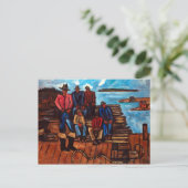 Marsden Hartley Lobster Fishermen Briefkaart (Staand voorkant)