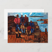 Marsden Hartley Lobster Fishermen Briefkaart (Voorkant / Achterkant)