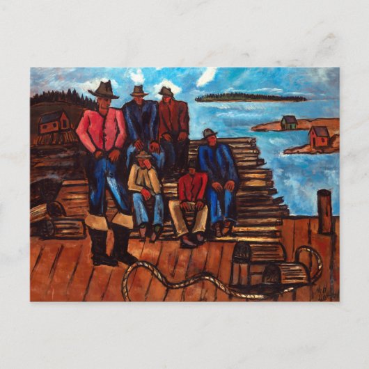 Marsden Hartley Lobster Fishermen Briefkaart (Voorkant)