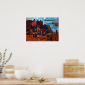 Marsden Hartley Lobster Fishermen Poster (Keuken)