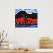 Marsden Hartley - Mount Katahdin, Maine, Poster (Keuken)