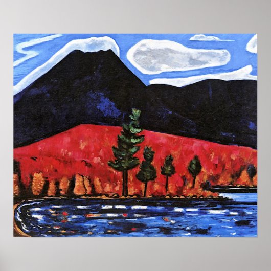 Marsden Hartley - Mount Katahdin, Maine, Poster (Voorkant)