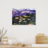 Marsden Hartley - Paarse bergen, Venetië Poster (Keuken)