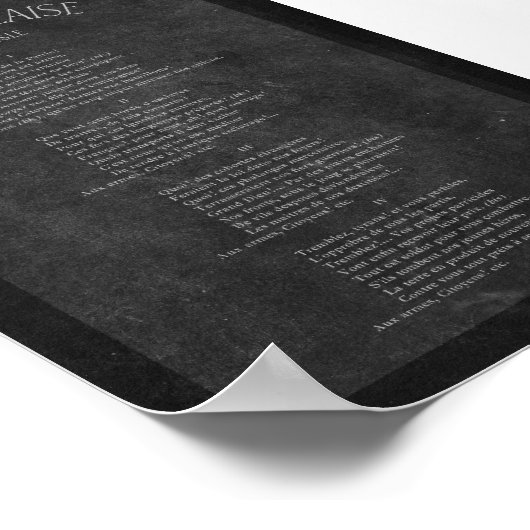 Marseillae - Paroles Poster (Hoek)