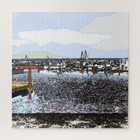Marseillan South of France 20 x 20 Legpuzzel (Verticaal)