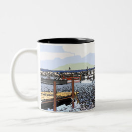  Marseillan South of France  Tweekleurige Koffiemok