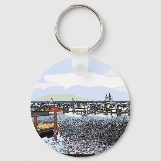 Marseillan Zuid-Frankrijk Sleutelhanger (Voorkant)