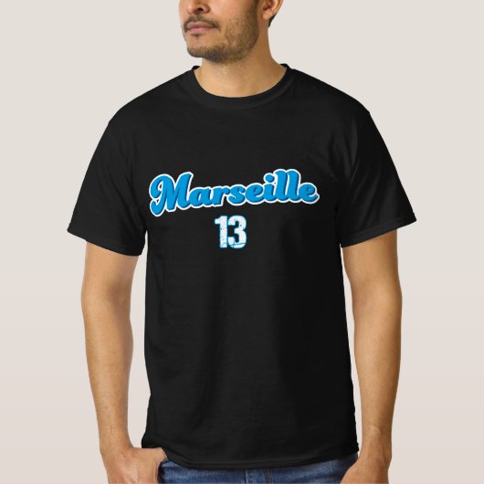 Marseille 13 Frankrijk T-shirt (Voorkant)