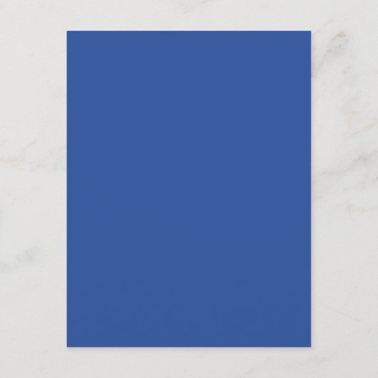 Marseille Blauw & Wit Moderne Minimalistische Brui Informatiekaartje (Achterkant)