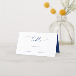 Marseille Blauw & Wit Trouwtafel Nummer Plaatskaartje