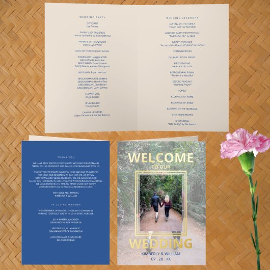 Marseille Bleu foto bruiloft ceremonie programma