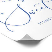 Marseille Bleu Love is Sweet Dessert Bar Poster (Hoek)