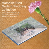 Marseille Bleu Verloving foto chique bruiloft Gastenboek
