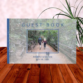 Marseille Bleu Verloving foto chique bruiloft Gastenboek