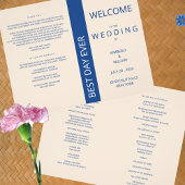 Marseille Bleu Vouw je eigen boekje programma Flyer